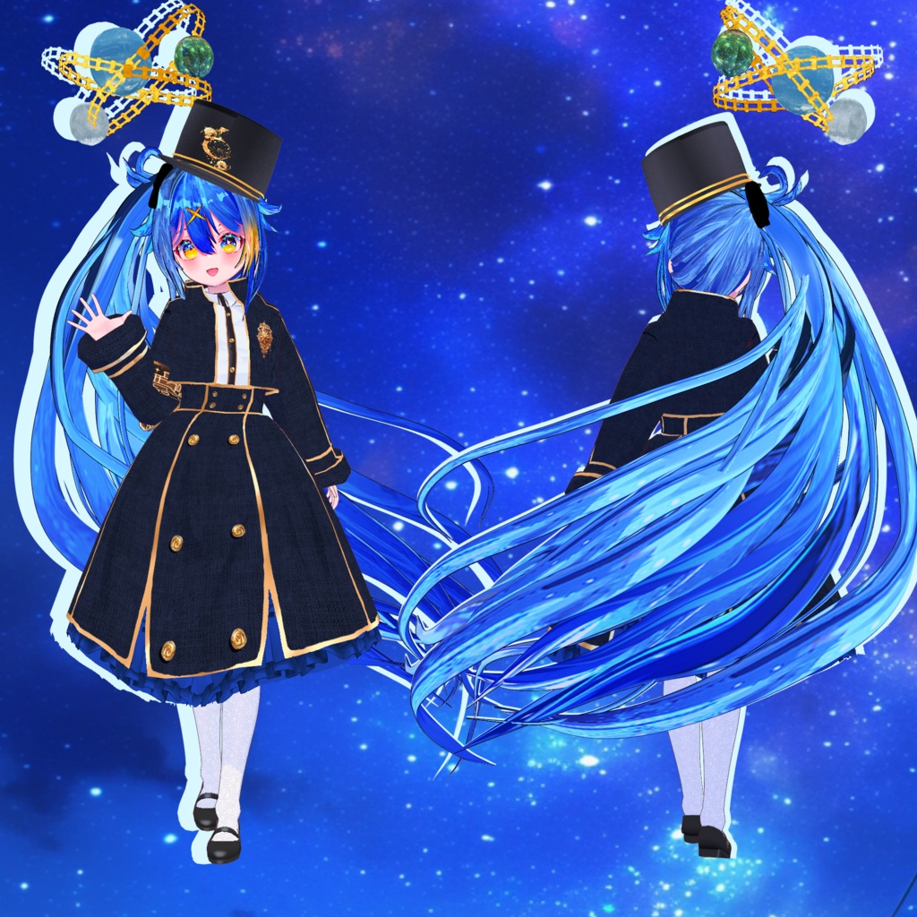 【無料アバター】るら【vroid+VRM】