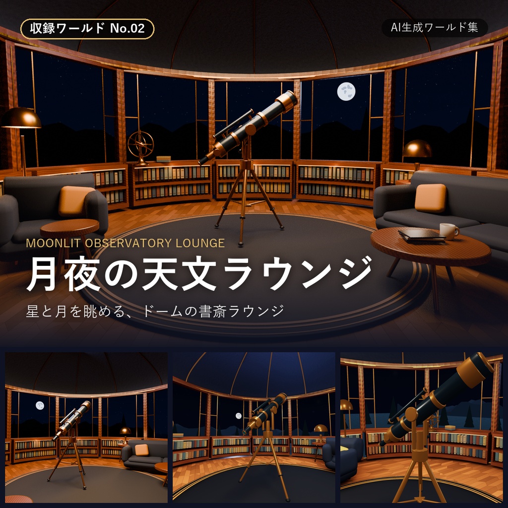 【100円・随時追加】茶味のお店の3Dワールド素材集|GLB・PMX・Unitypackage