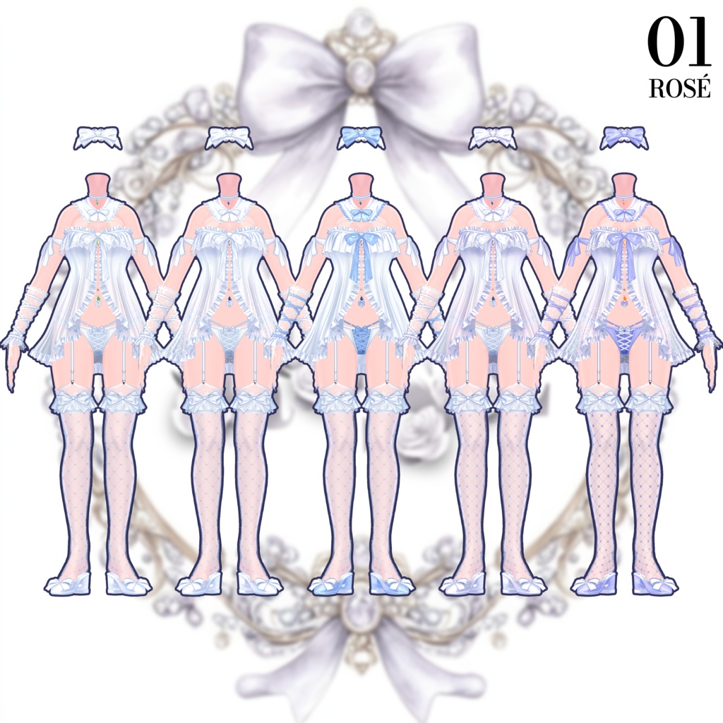 🌹【対応アバター11】『Rosé』🌹