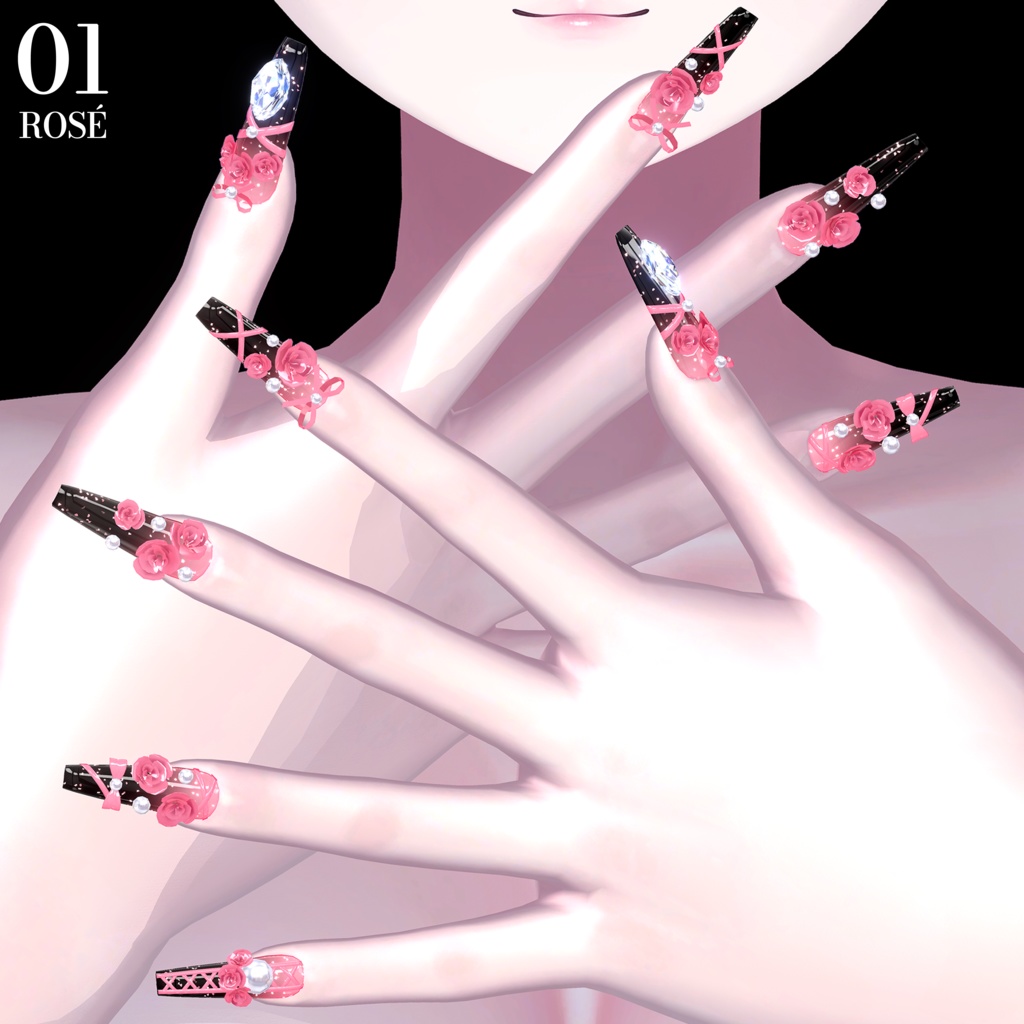 🌹【対応アバター11】『Rosé』🌹