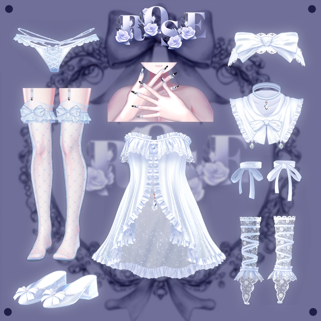 🌹【対応アバター11】『Rosé』🌹