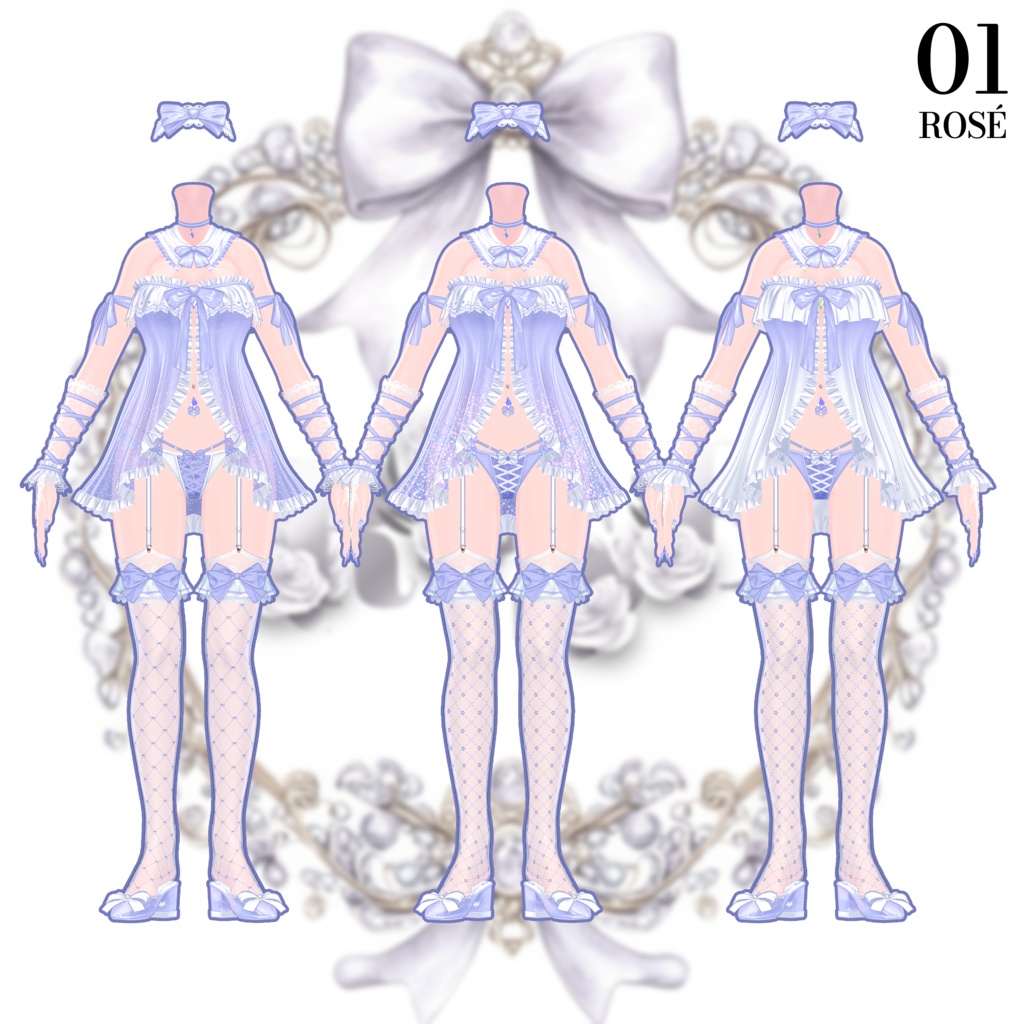 🌹【対応アバター11】『Rosé』🌹