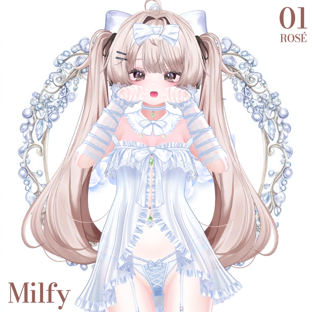 🌹【対応アバター11】『Rosé』🌹