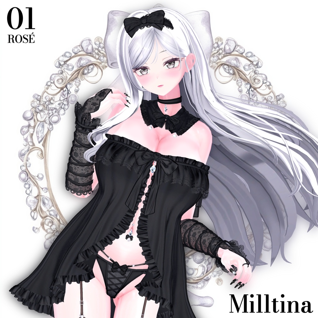 🌹【対応アバター11】『Rosé』🌹