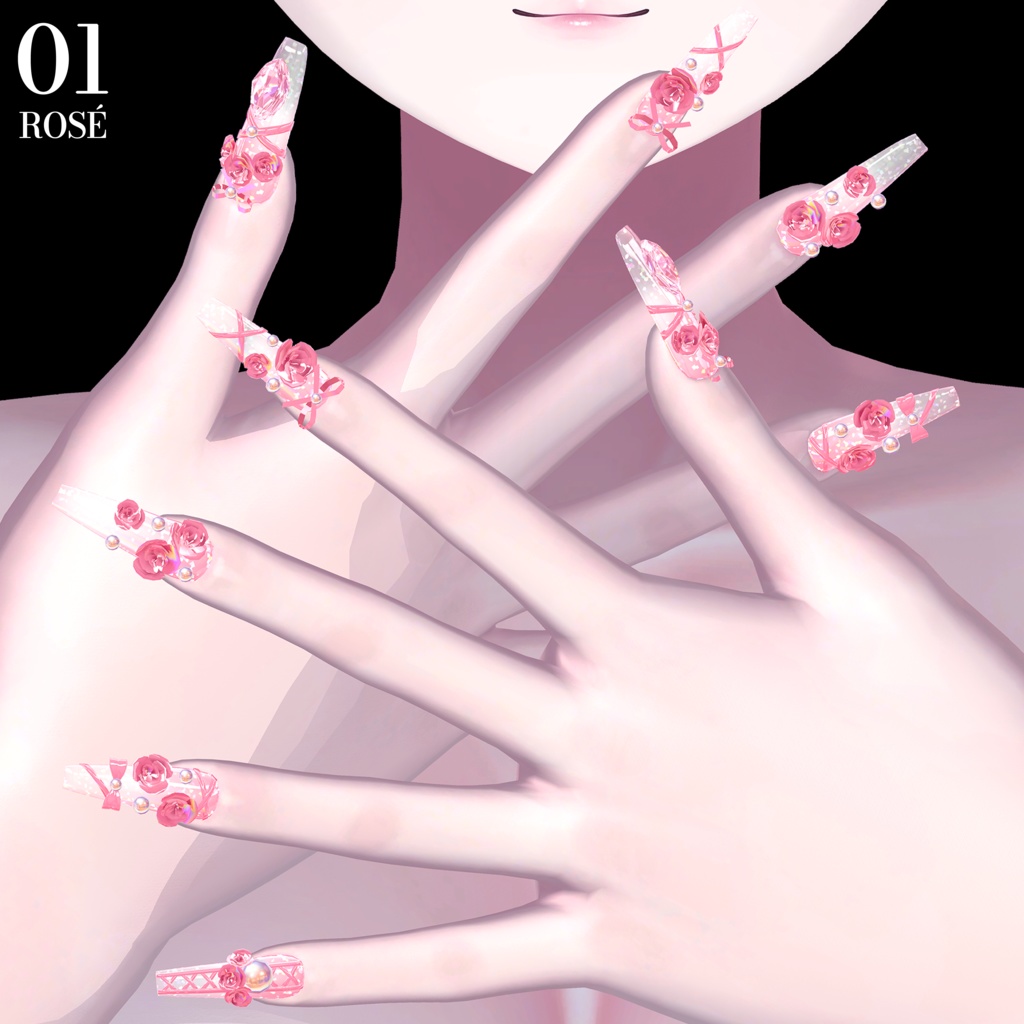 🌹【対応アバター11】『Rosé』🌹