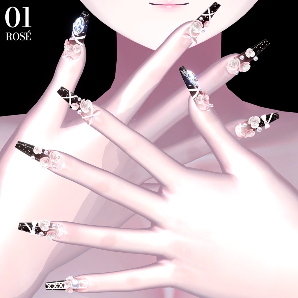 🌹【対応アバター11】『Rosé』🌹