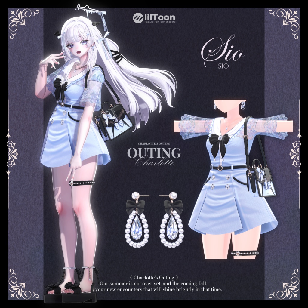 🎀【対応アバター12】  『𝐂𝐡𝐚𝐫𝐥𝐨𝐭𝐭𝐞』🎀 発売記念セール中 !