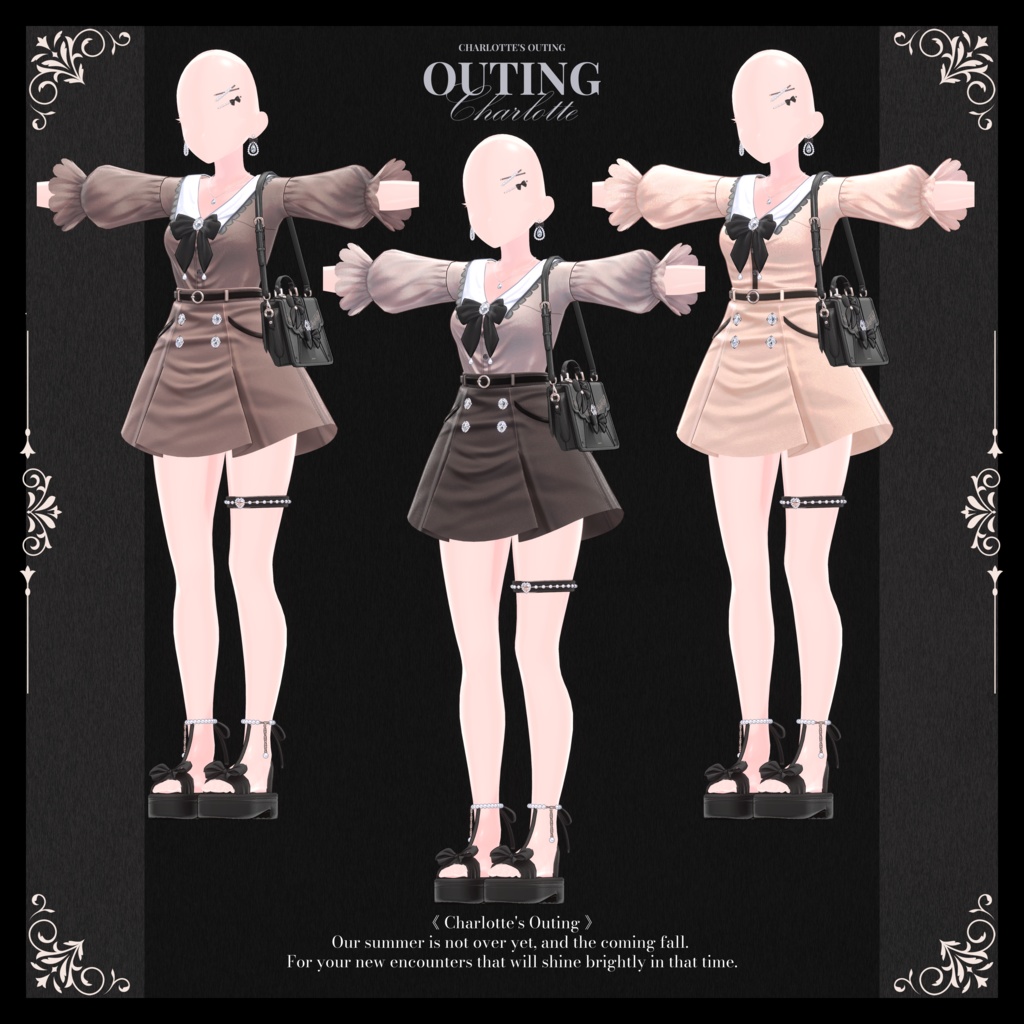 🎀【対応アバター12】  『𝐂𝐡𝐚𝐫𝐥𝐨𝐭𝐭𝐞』🎀 発売記念セール中 !