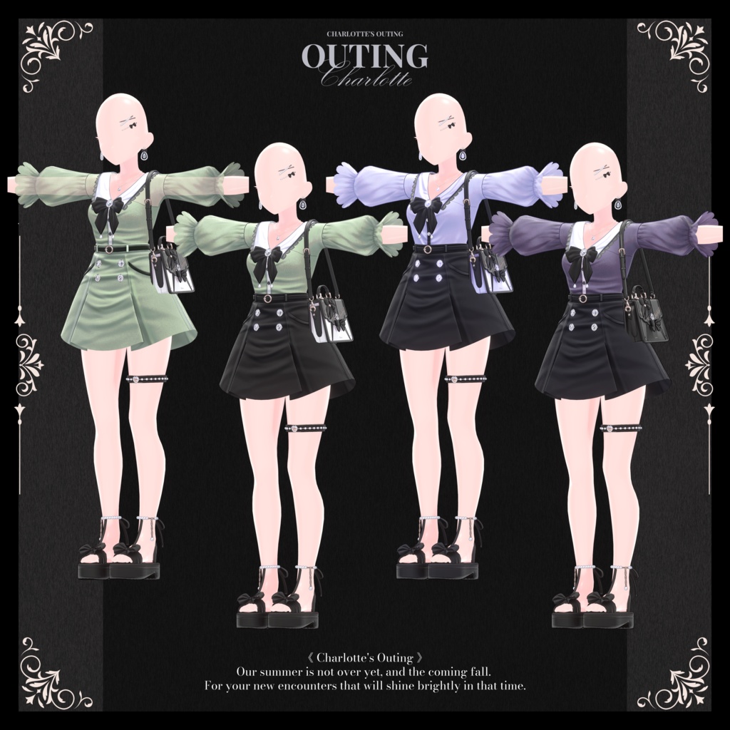 🎀【対応アバター12】  『𝐂𝐡𝐚𝐫𝐥𝐨𝐭𝐭𝐞』🎀 発売記念セール中 !