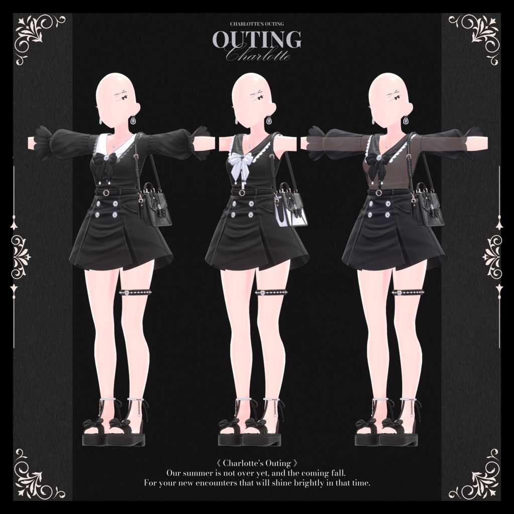 🎀【対応アバター12】  『𝐂𝐡𝐚𝐫𝐥𝐨𝐭𝐭𝐞』🎀 発売記念セール中 !