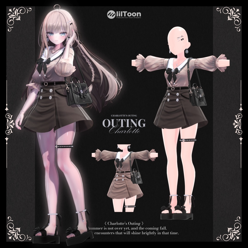🎀【対応アバター12】  『𝐂𝐡𝐚𝐫𝐥𝐨𝐭𝐭𝐞』🎀 発売記念セール中 !