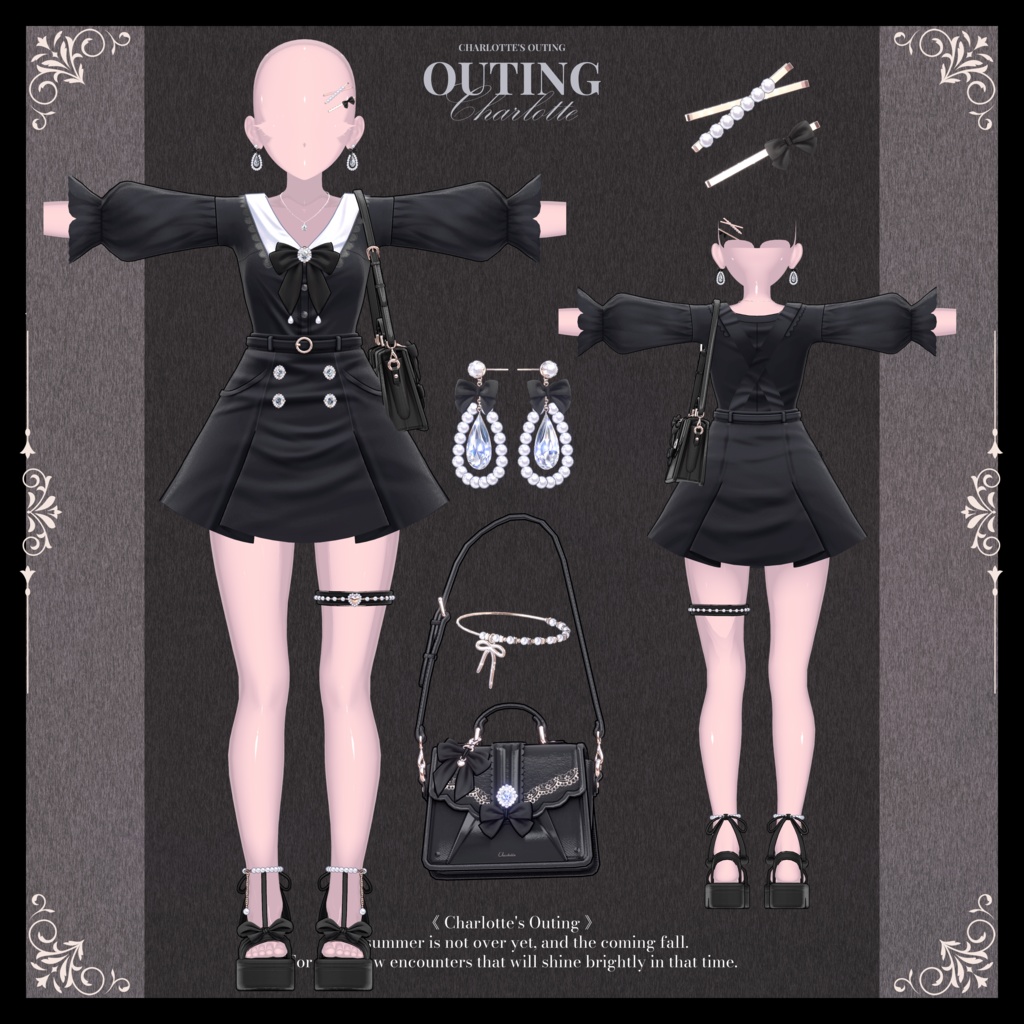 🎀【対応アバター12】  『𝐂𝐡𝐚𝐫𝐥𝐨𝐭𝐭𝐞』🎀 発売記念セール中 !