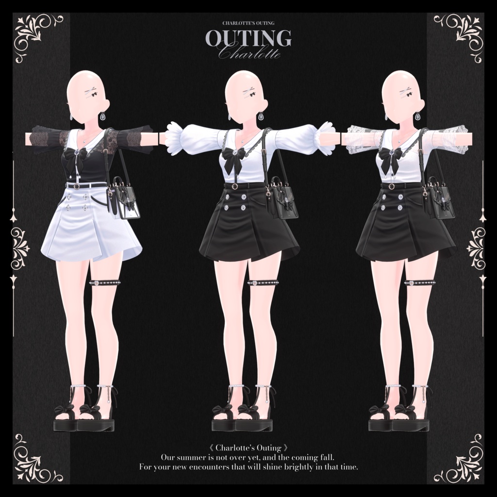 🎀【対応アバター12】  『𝐂𝐡𝐚𝐫𝐥𝐨𝐭𝐭𝐞』🎀 発売記念セール中 !