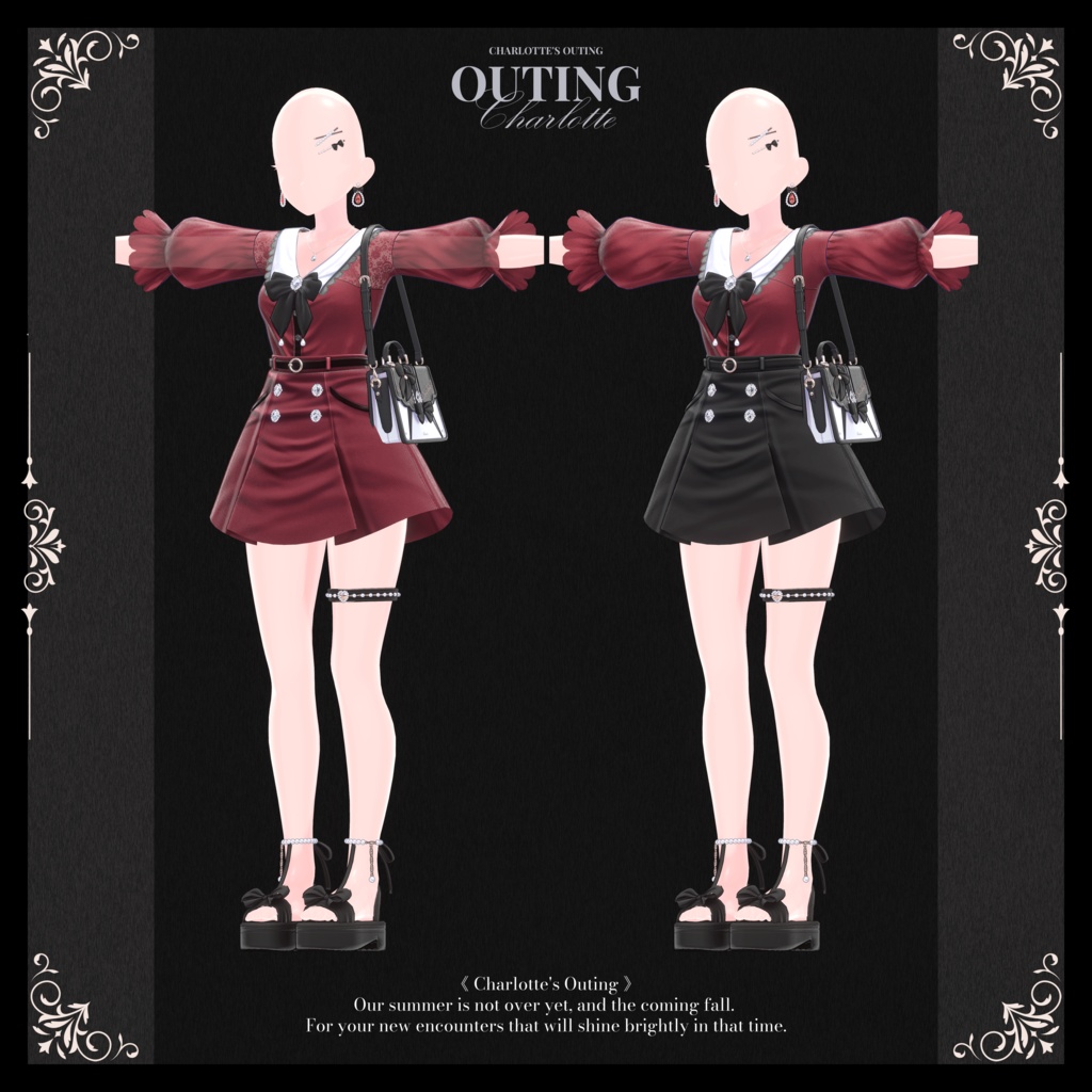 🎀【対応アバター12】  『𝐂𝐡𝐚𝐫𝐥𝐨𝐭𝐭𝐞』🎀 発売記念セール中 !