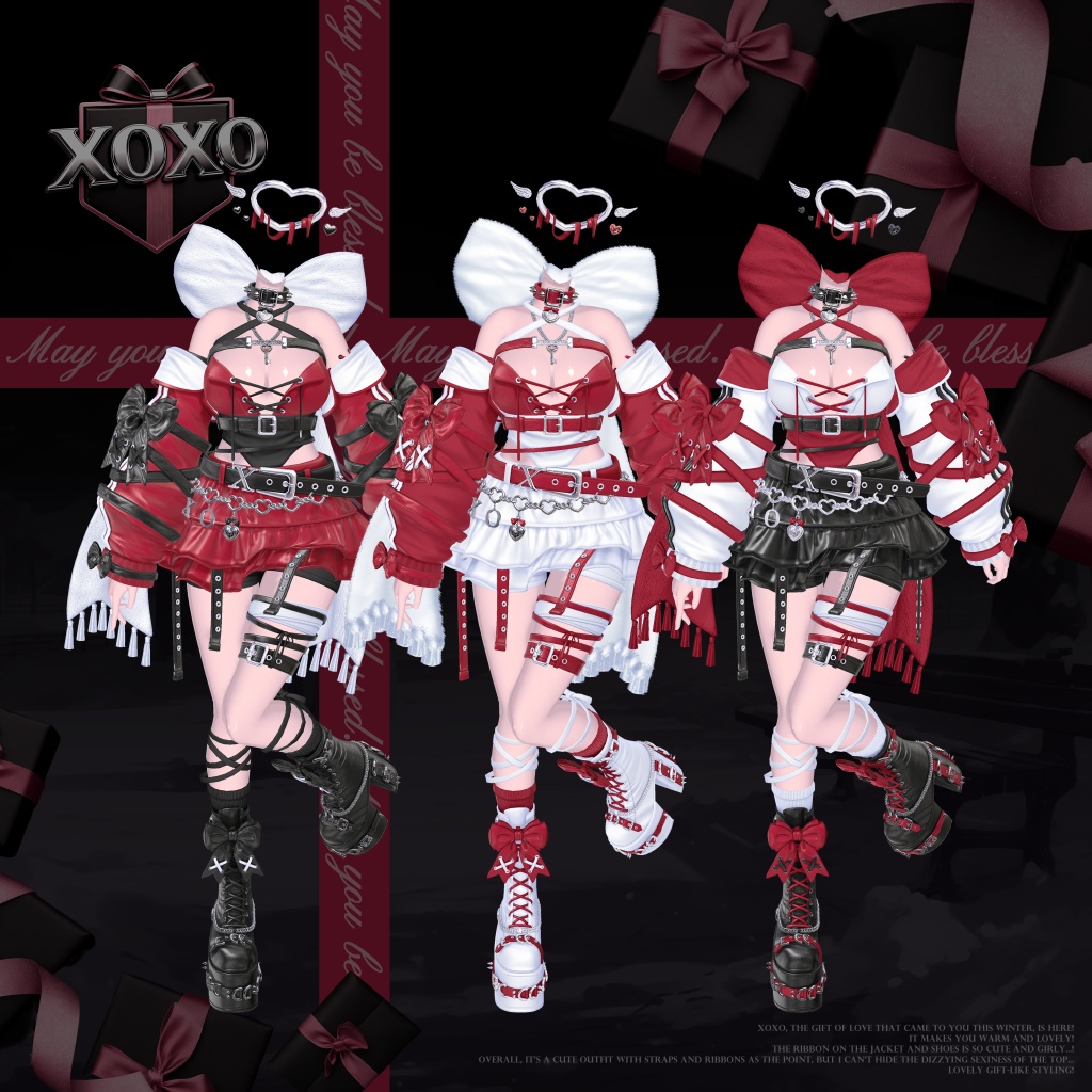 🎀【12アバター対応】『XOXO』🎀