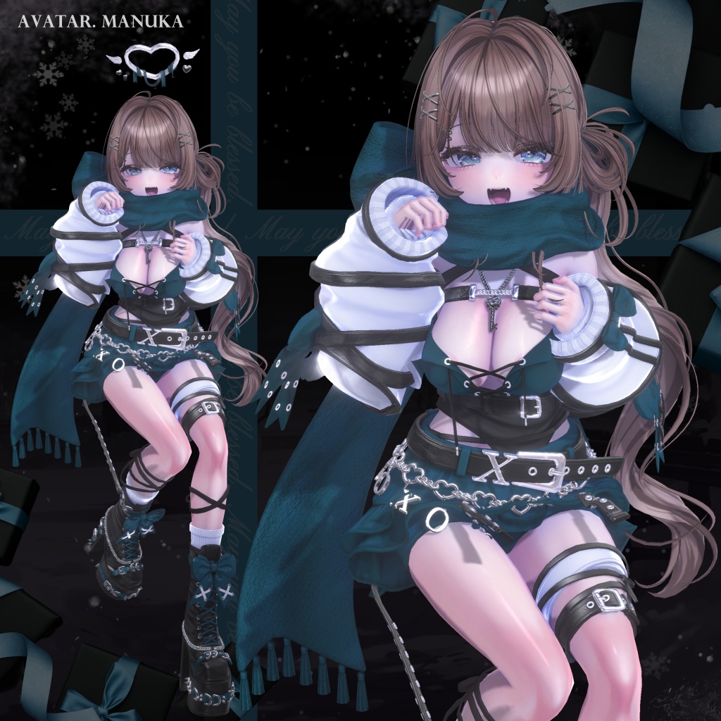 🎀【12アバター対応】『XOXO』🎀X-Masセール中