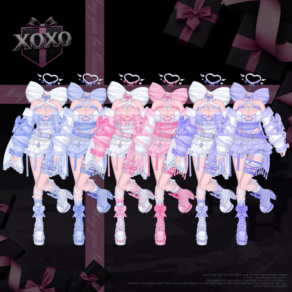 🎀【12アバター対応】『XOXO』🎀