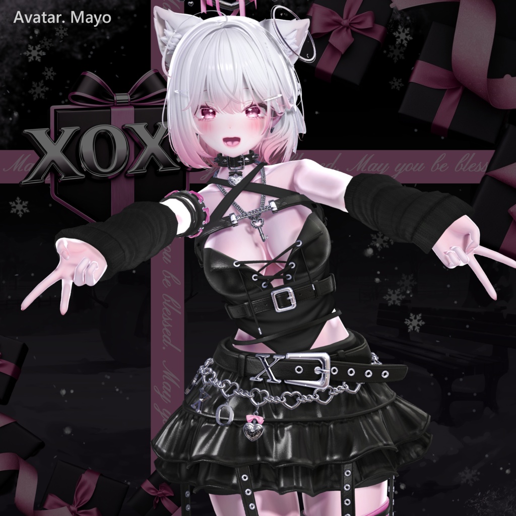 🎀【15アバター対応】『XOXO』🎀