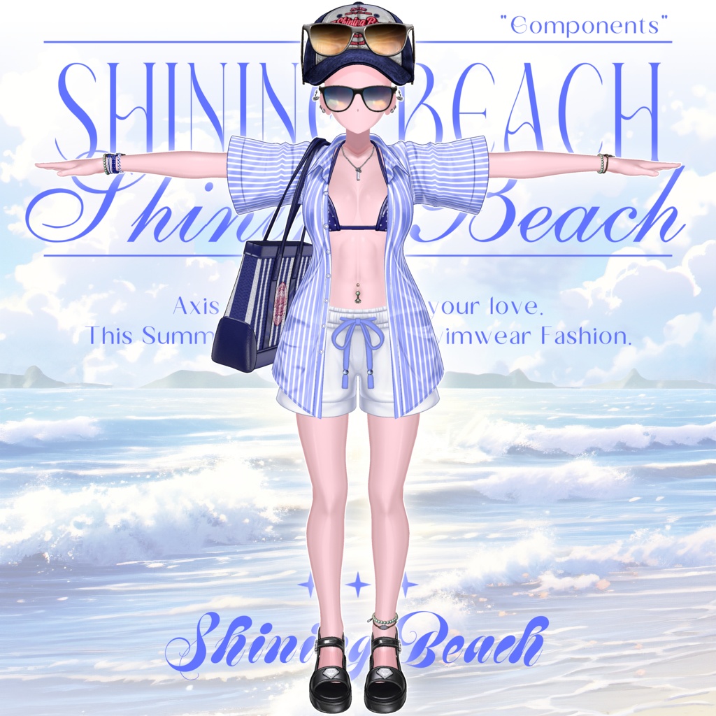 ✨『07 Shining Beach』✨ 12アバター対応