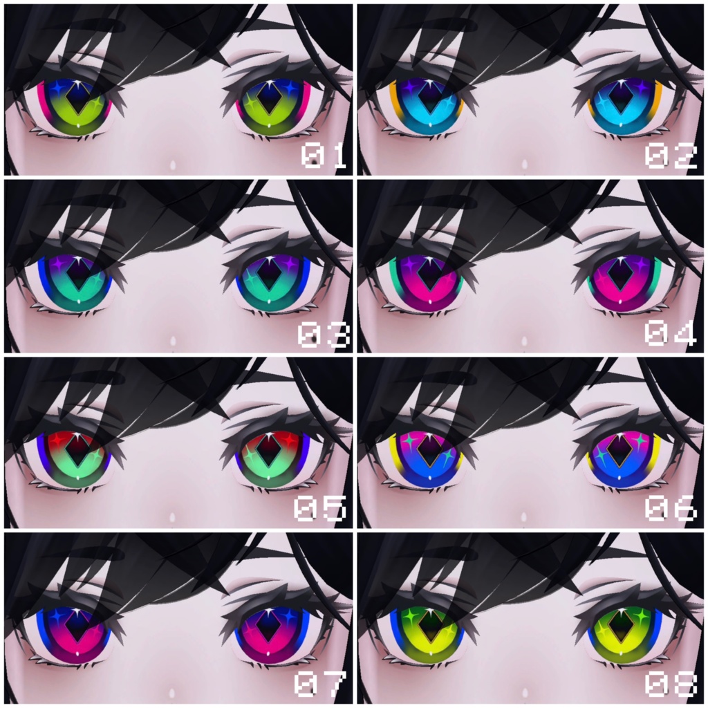 【13アバター対応】K01 Eye Texture