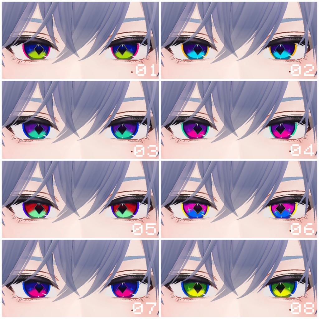 【13アバター対応】K01 Eye Texture