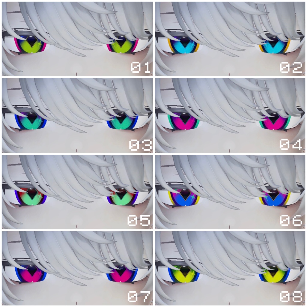 【13アバター対応】K01 Eye Texture