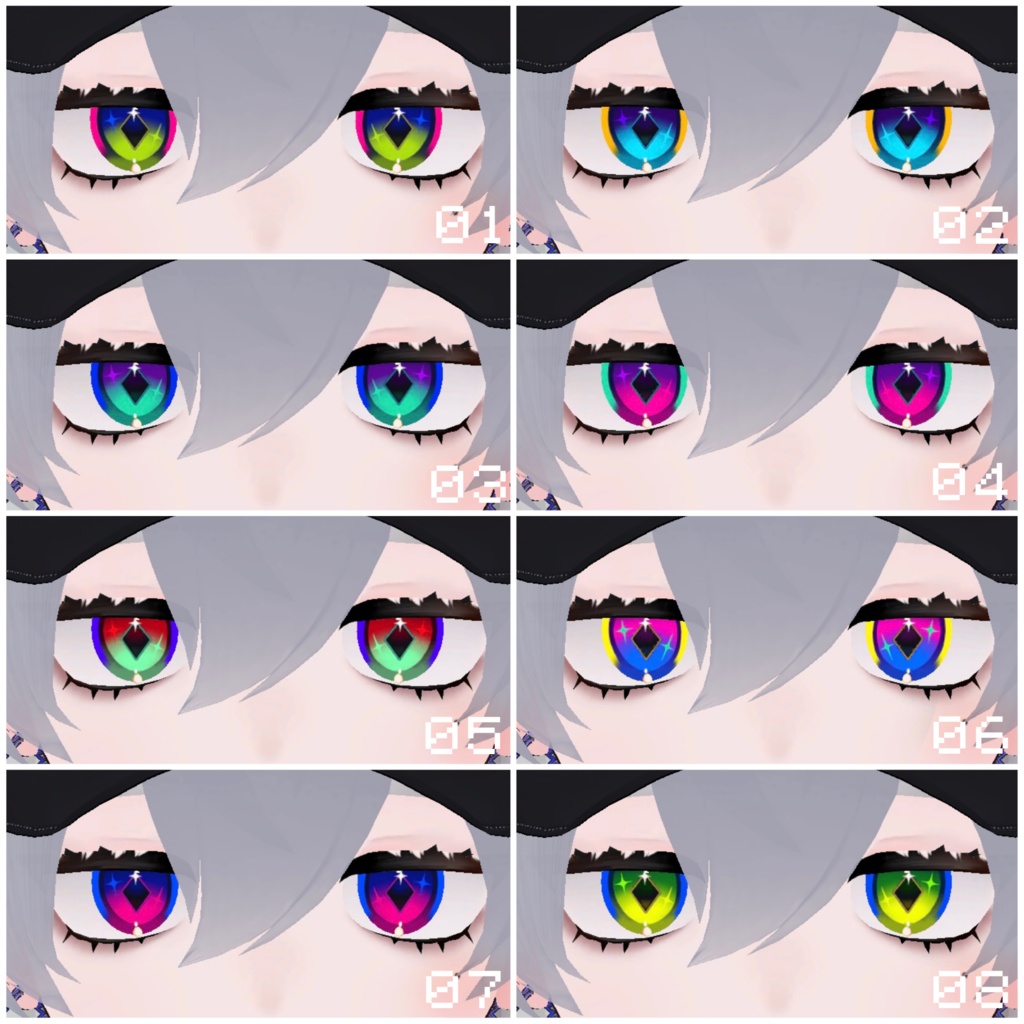 【13アバター対応】K01 Eye Texture