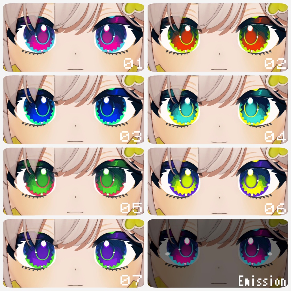 【しらつめ対応】K02α Eye Texture