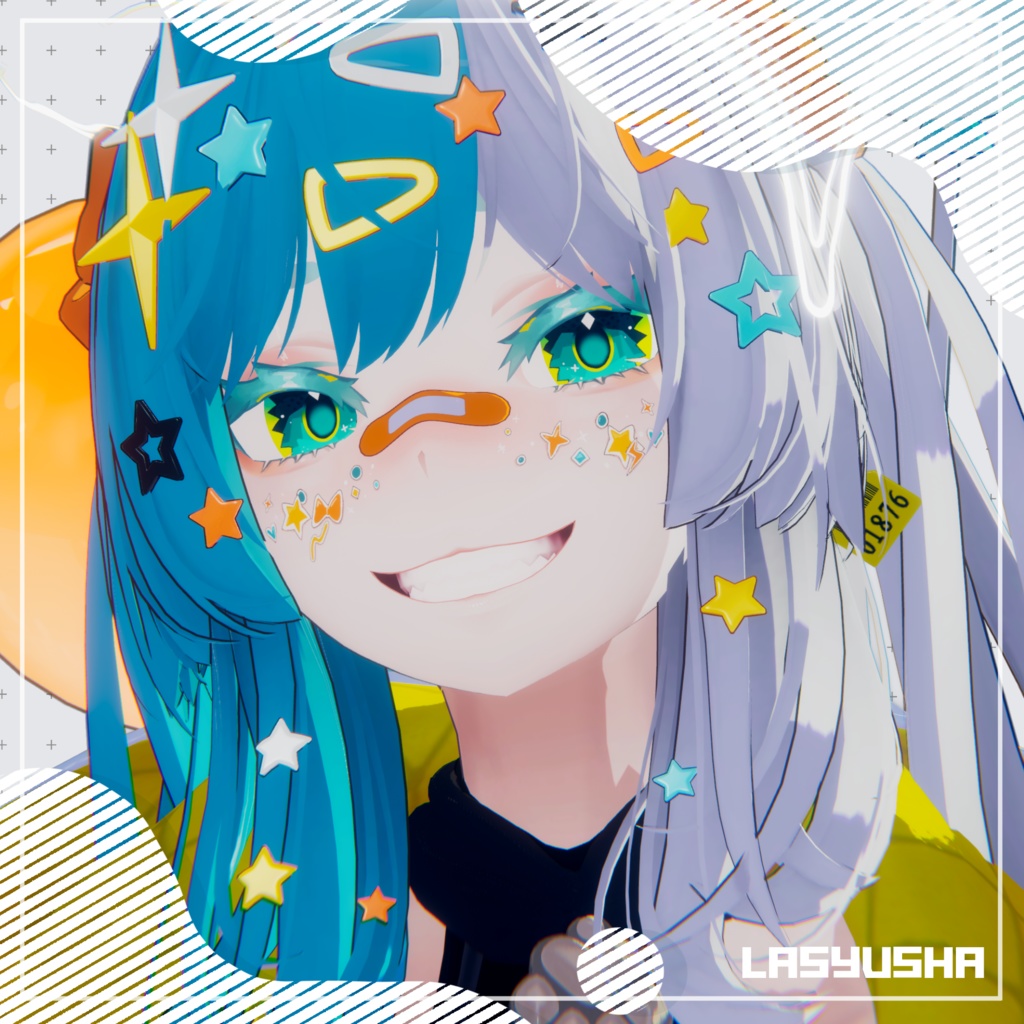 【9アバター対応】K02β Eye Texture