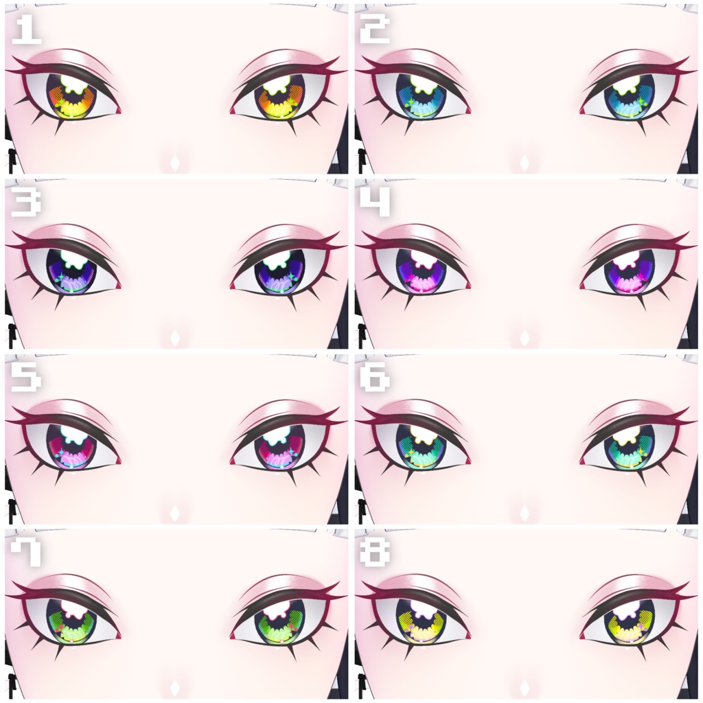 【11アバター対応】K04 Eye Texture【SALE】