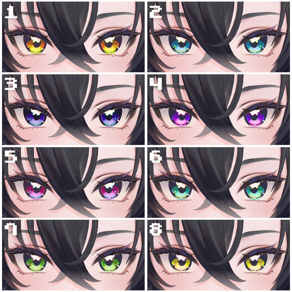 【11アバター対応】K04 Eye Texture【SALE】
