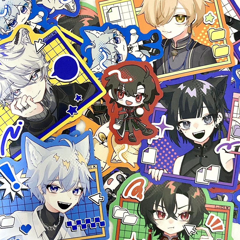 ステッカー2枚セット【出張版!VRCくりえいてぃ部3】