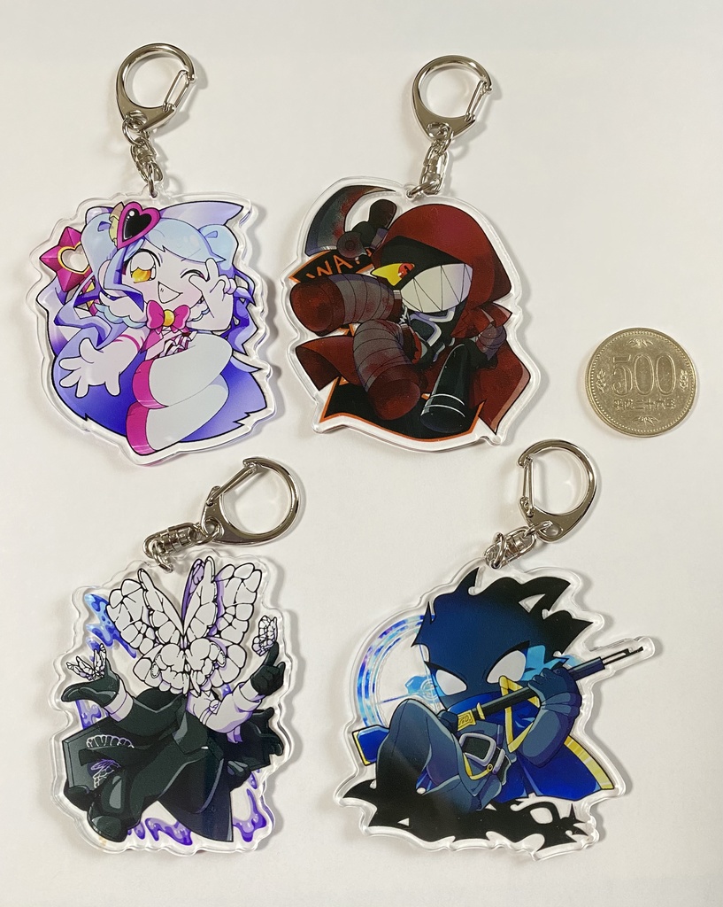 【射撃組アブノマ】アクリルキーホルダー