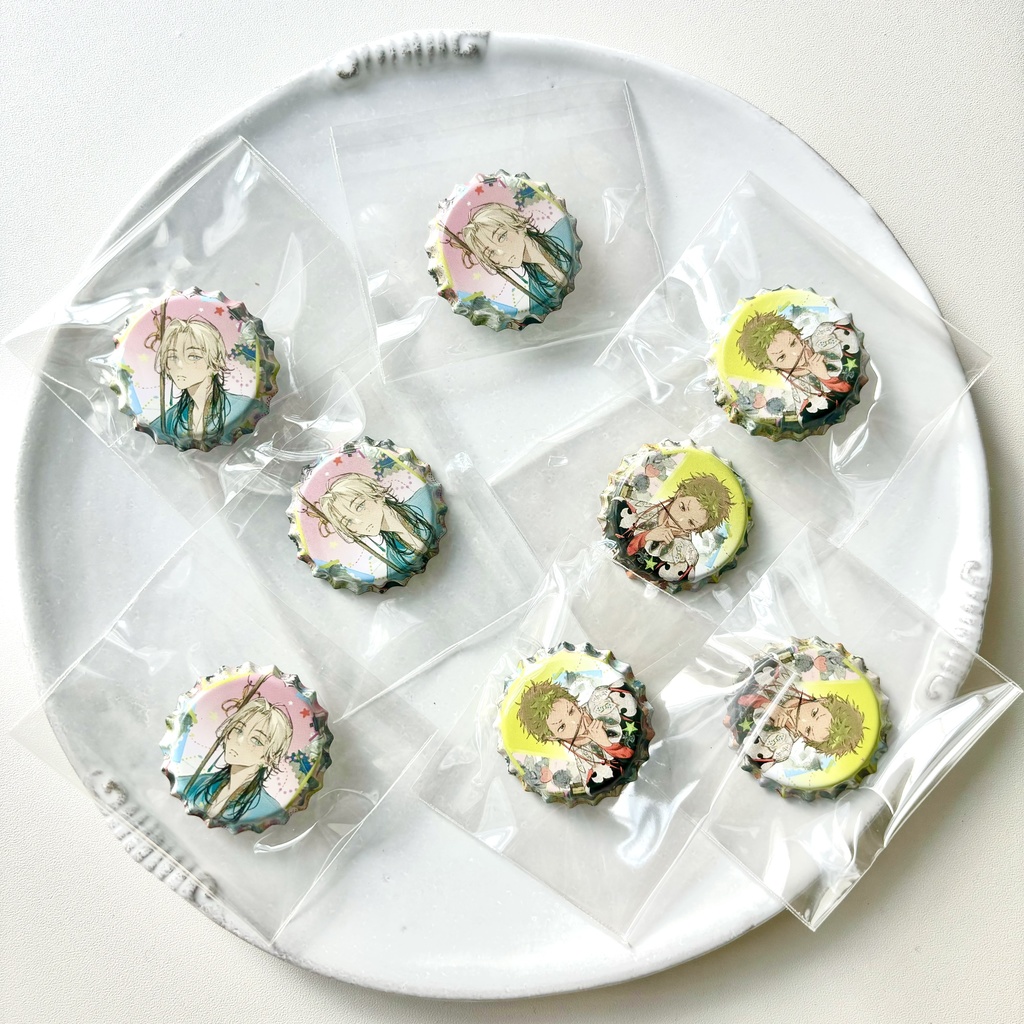 瓶キャップバッジ