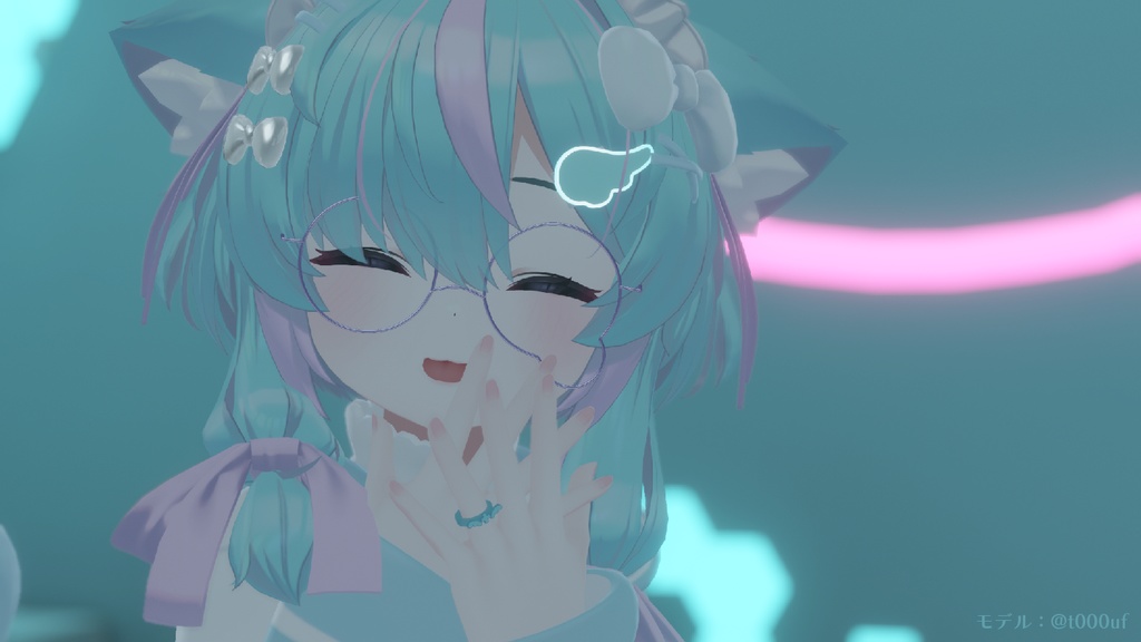 【無料】水色天使がつけてる指輪