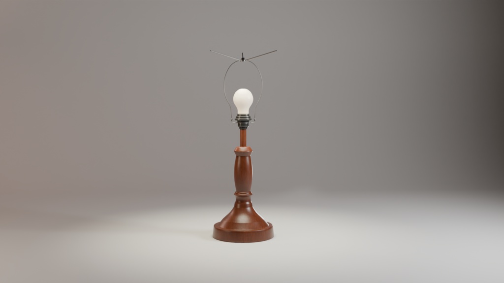 ちょっとリアルなテーブルランプ その①