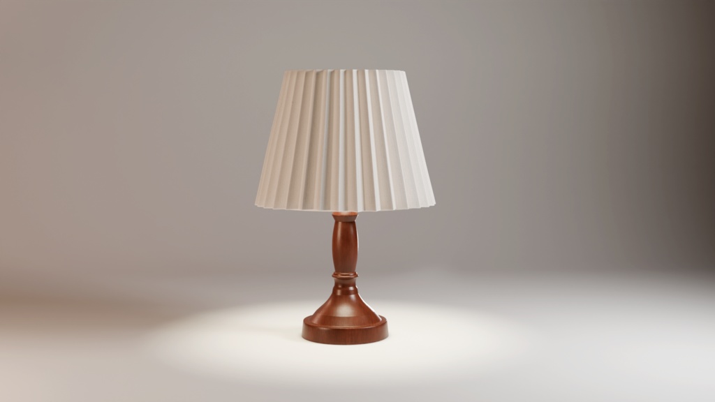 ちょっとリアルなテーブルランプ その①