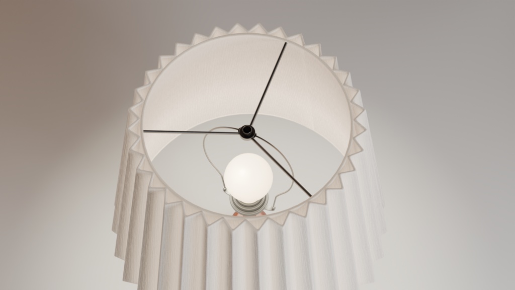 ちょっとリアルなテーブルランプ その①