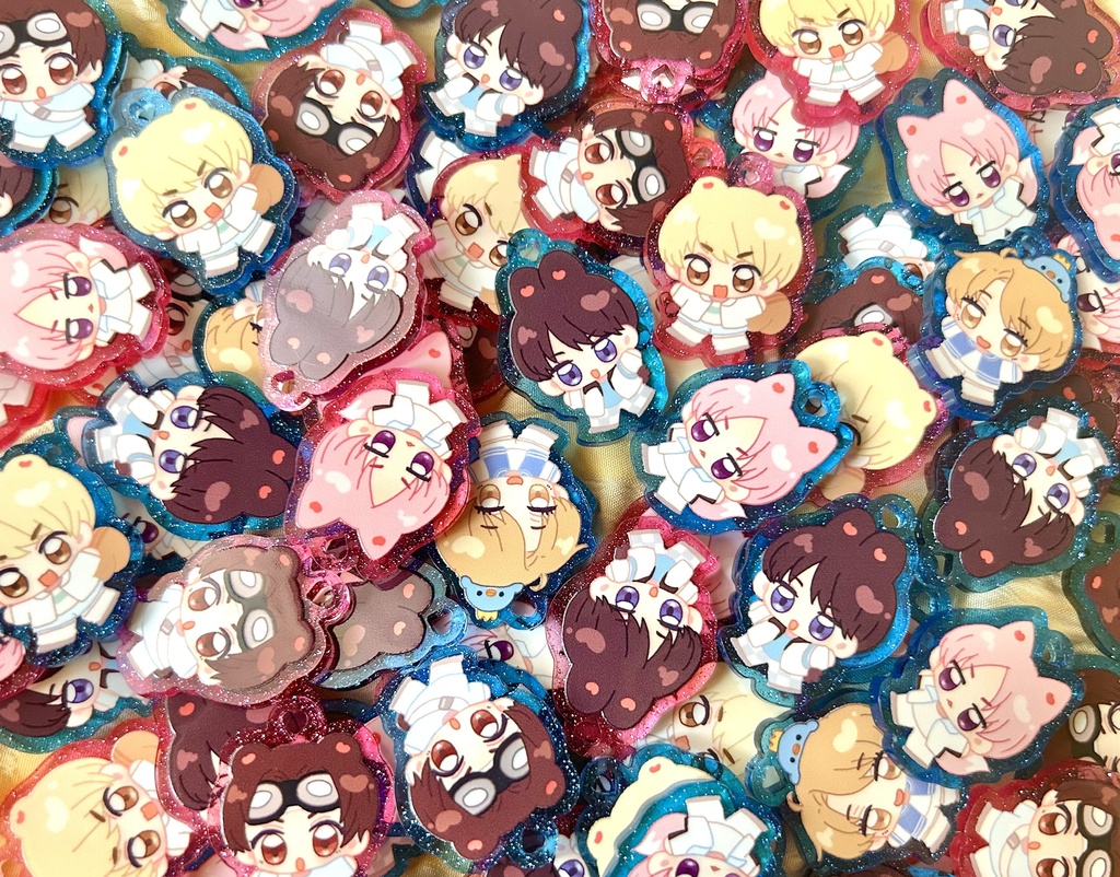 全員集合アクリルキーホルダーセット