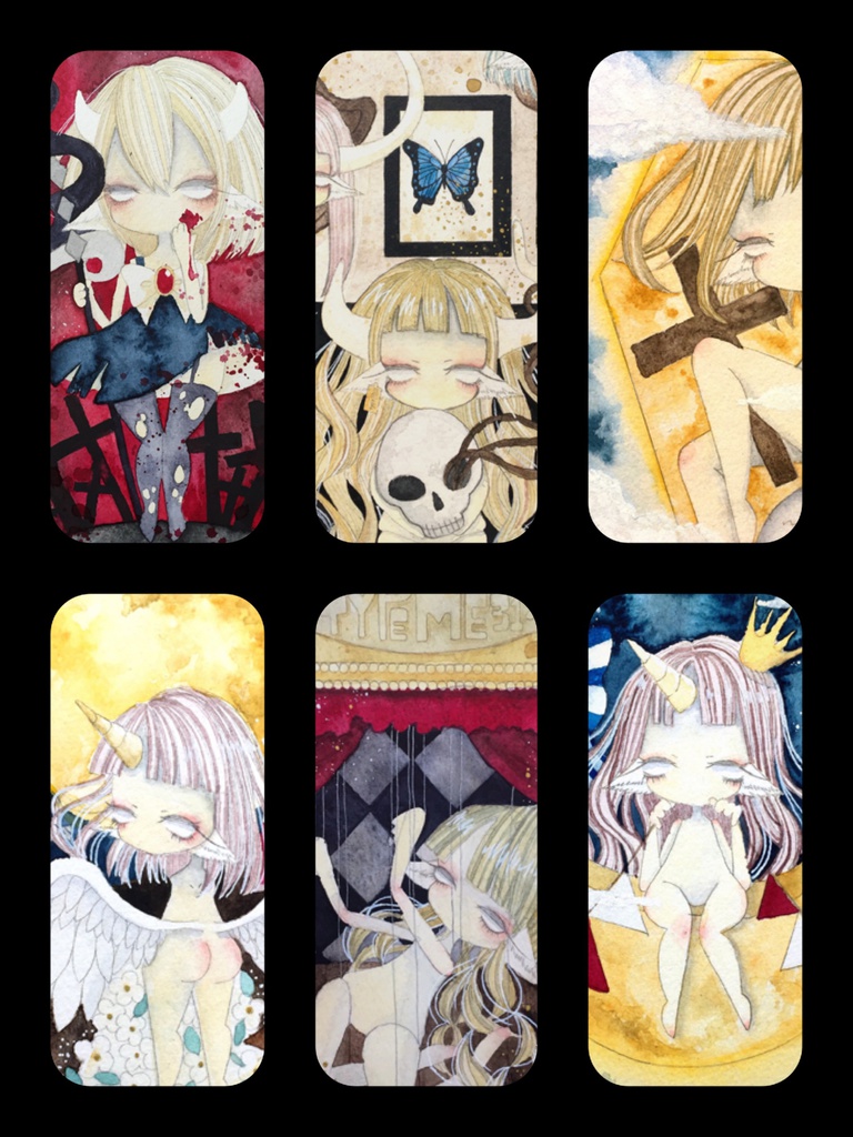 ZINE|詩画集|欠陥人形サァカス