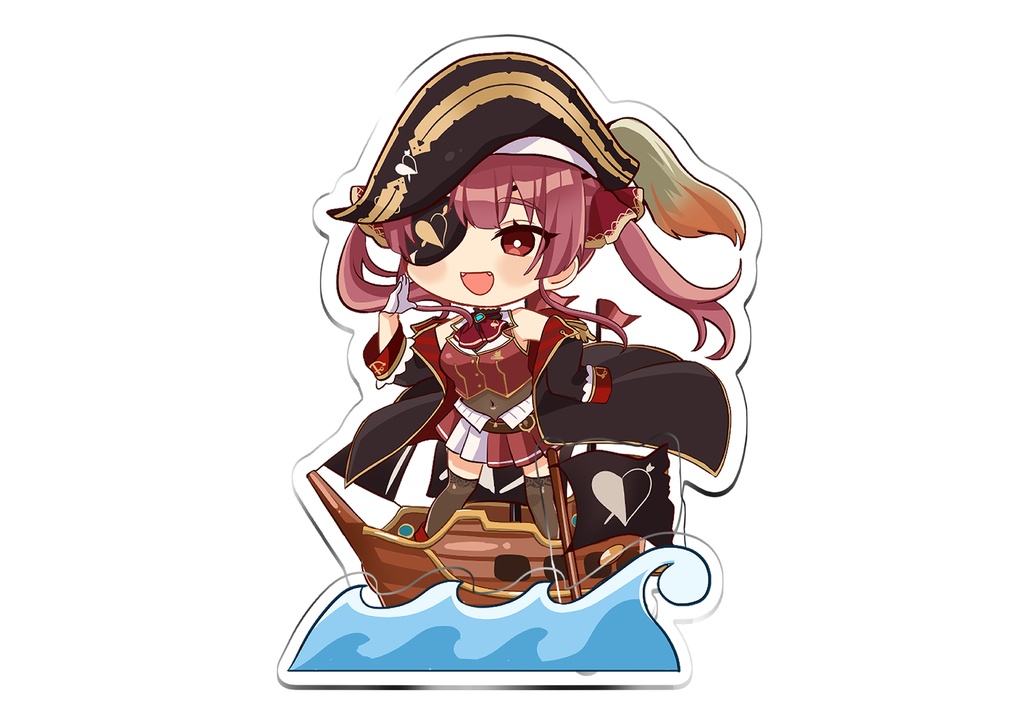 【非公式】宝鐘マリン　BIGアクリルフィギュア