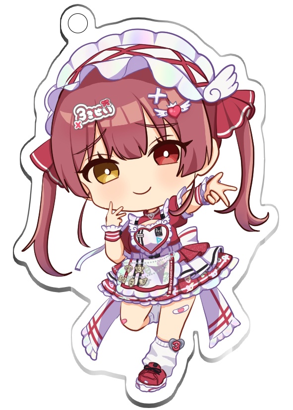 【非公式】宝鐘マリン　きゅるるん大作戦衣装　アクリルキーホルダー