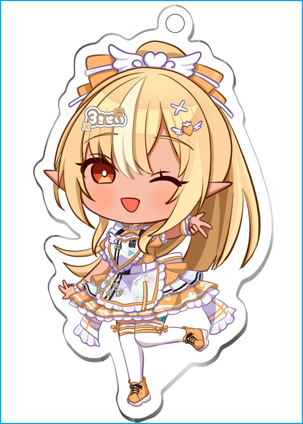 【非公式】不知火フレア　きゅるるん大作戦衣装　アクリルキーホルダー