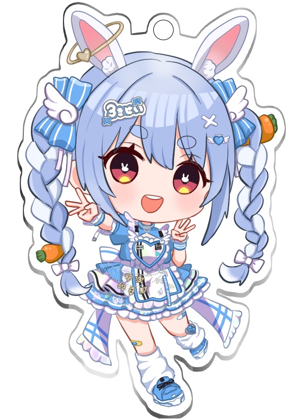 【非公式】兎田ぺこら　きゅるるん大作戦衣装　アクリルキーホルダー