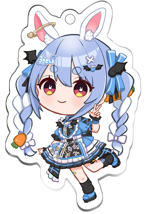 【非公式】兎田ぺこら　きゅるるん大作戦衣装　悪魔Ver アクリルキーホルダー