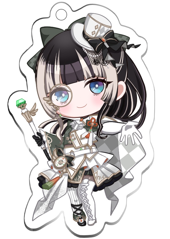 【非公式】儒烏風亭らでん ミュージアムプリンセス衣装　アクリルキーホルダー