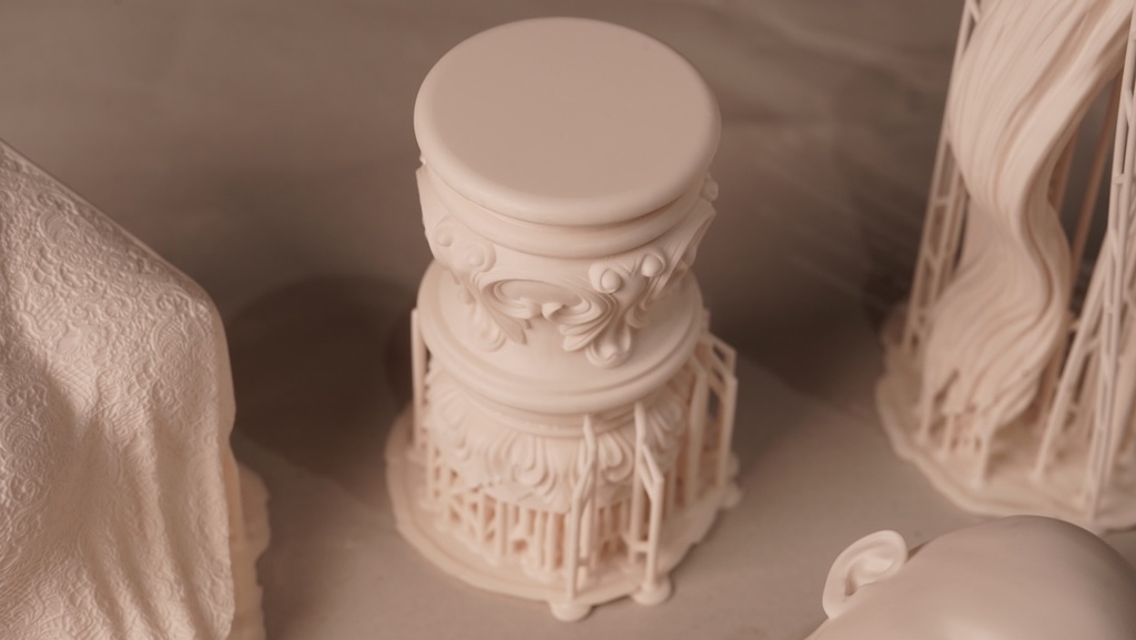 オリジナルガレージキット 踊り子胸像ver 1/4スケール / Original GK Seated Chinese Girl Bust model