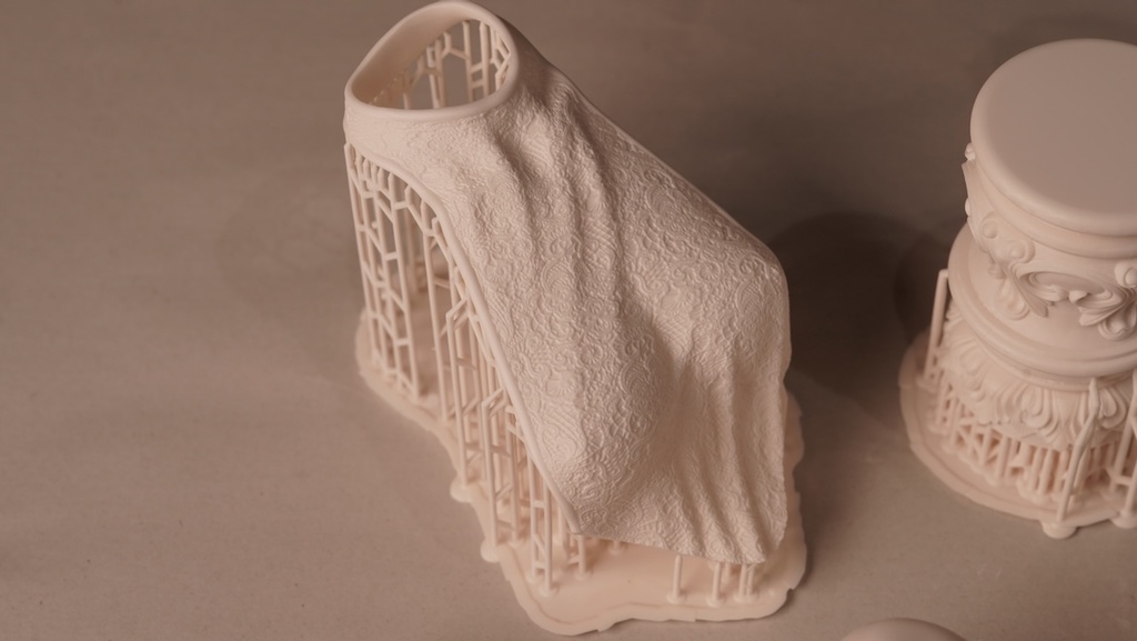 オリジナルガレージキット 踊り子胸像ver 1/4スケール / Original GK Seated Chinese Girl Bust model