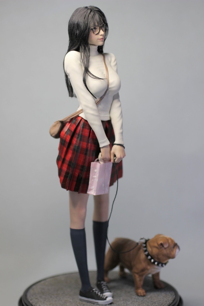 オリジナルガレージキット パイスラッシュの女の子 (Pie-slashed girl) 1/6スケール