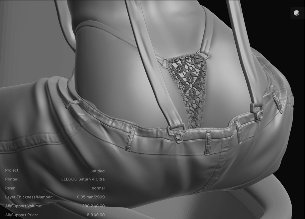 オリジナルガレージキット 水栓工事の女の子 (Girl working on a broken toilet) 1/6もしくは1/12スケール